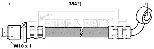 BORG & BECK Pidurivoolik BBH7285